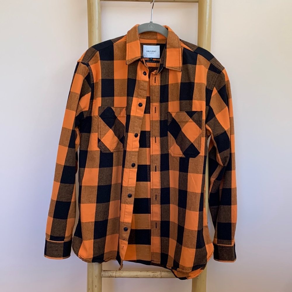 Rare Norwegian shirt thick cotton GUC Buffalo check